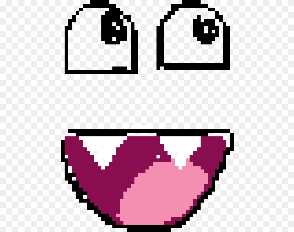 Pixilart Roblox Epic Vampire Face Picture From Smiley, Purple, Cosmetics, Lipstick, Body Part Free Png Download
