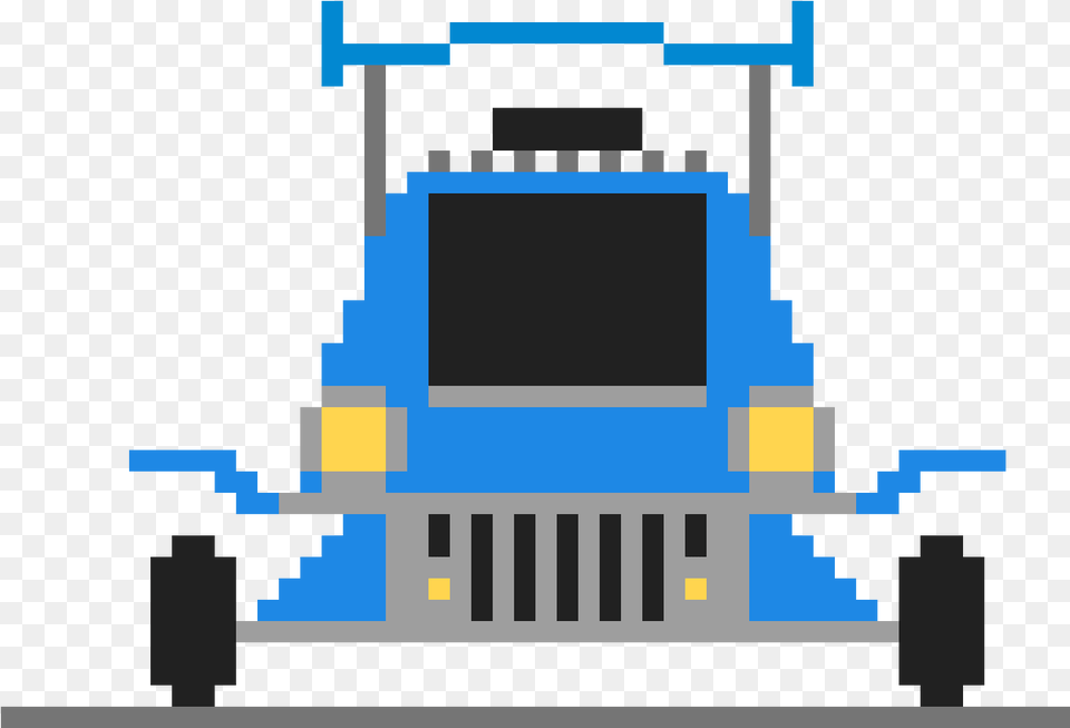 Pixilart Rocket League Octane By Kiddoboy Pixel Art Of Sans, Grass, Lawn, Plant, Electronics Free Png