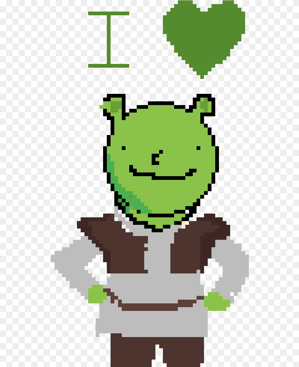 Pixilart Shrek Is Love Shrek Is Life By Anonymous Cartoon, Green, Baby, Person, Face Free Transparent Png