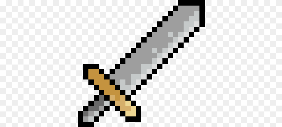 Pixilart Simple By Lazergaming Pixel Sword, Weapon Free Png