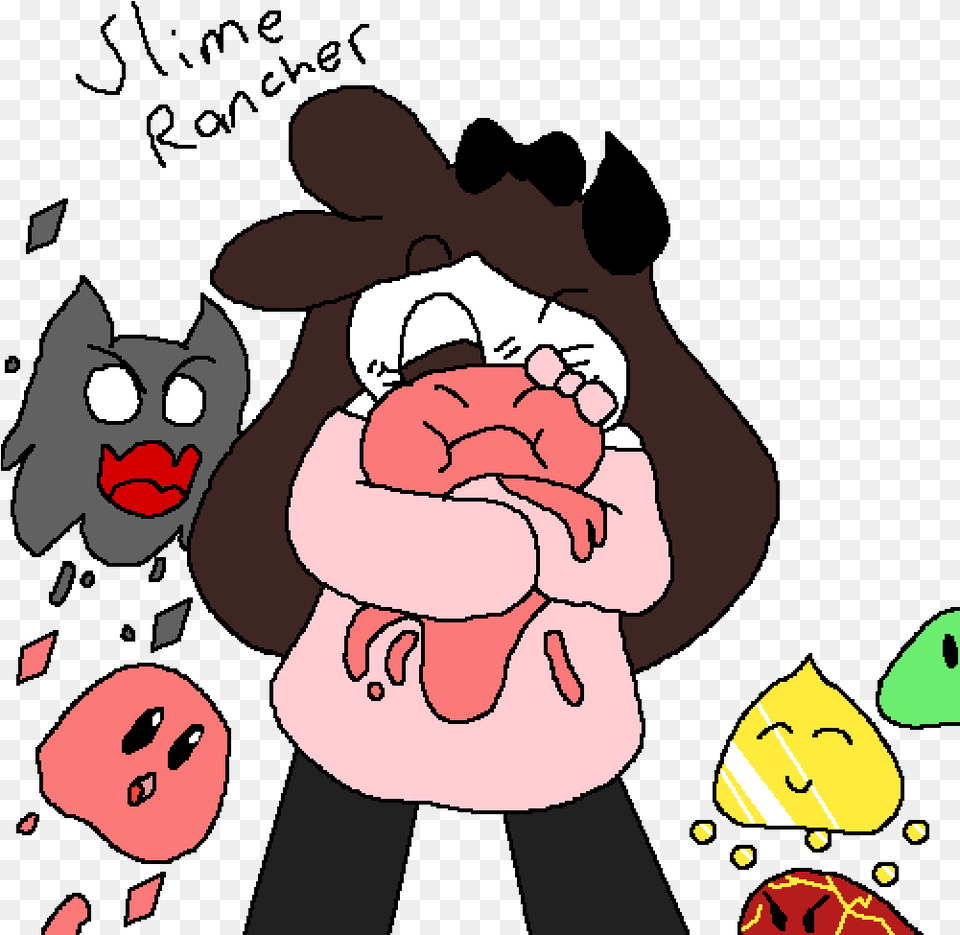 Pixilart Slime Rancher By Sydsyd Cartoon, Face, Head, Person, Baby Free Png