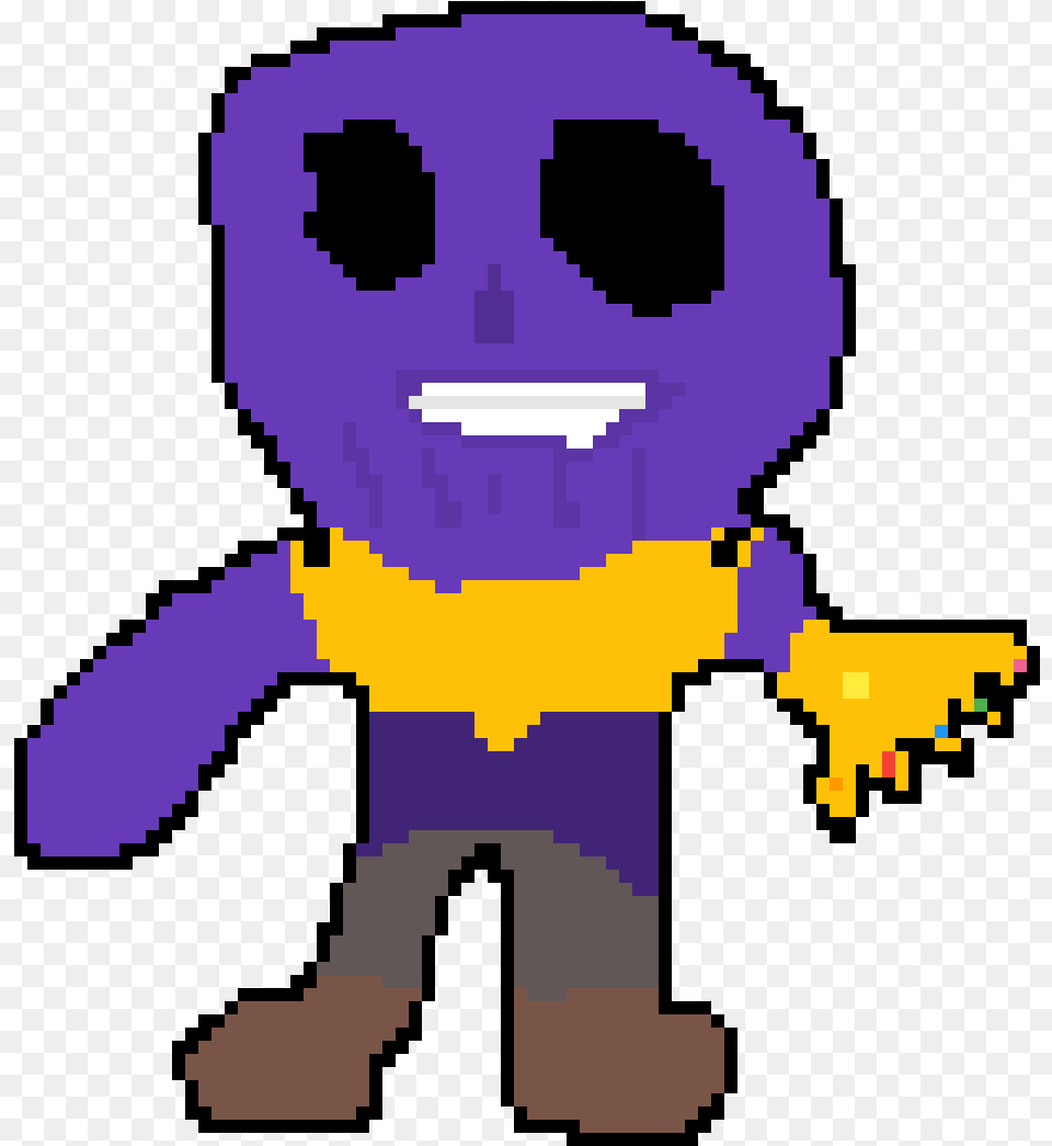 Pixilart Thanos By Pixelclay, Baby, Person, Face, Head Free Png