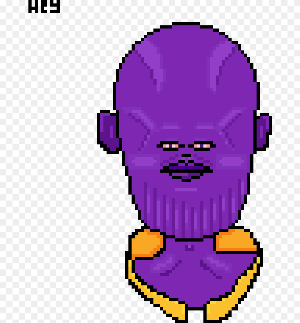 Pixilart Thanos By Weirdovanessa Render Habbo, Purple, Alien, Baby, Person Png