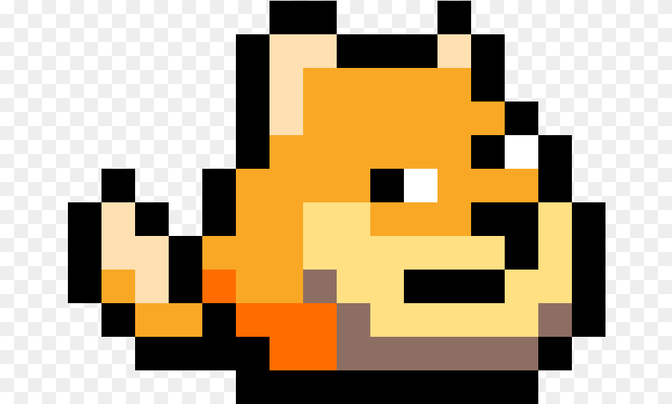 Pixilart Tiny Doge By Superslime613 Pixel Art Flappy Bird, Lighting, First Aid Free Transparent Png