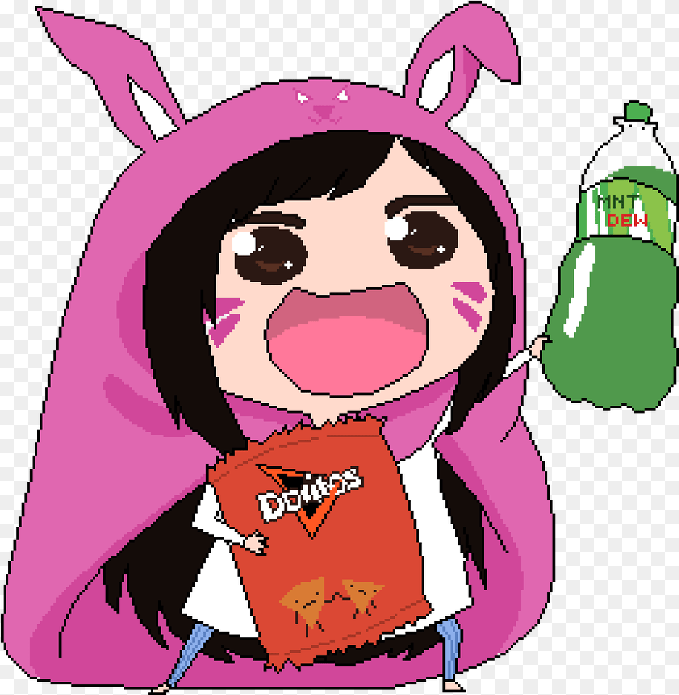 Pixilart Umaru Chan By Meeeeeeeep Gremlin Dva, Bag, Backpack, Baby, Person Free Transparent Png