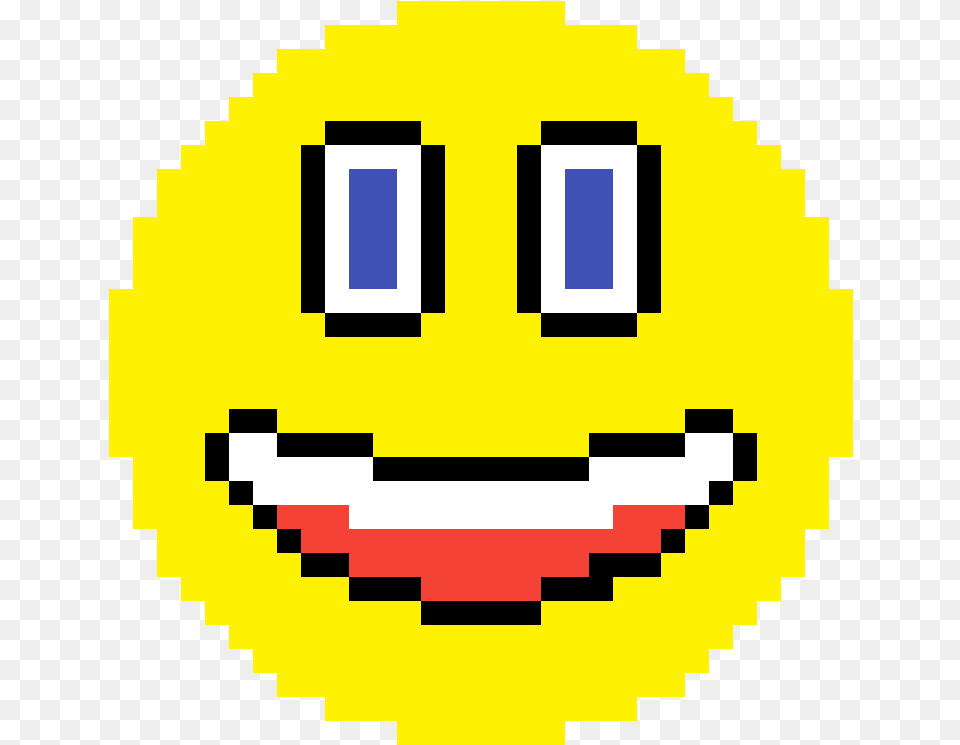 Pixilart Weird Smiley Emoji By Randombunny Anime Pixel Art Head, First Aid Free Transparent Png