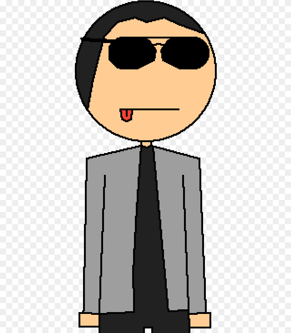 Pixilart What I Look Like When I Am Home Alone And Right Agua Potable, Accessories, Sunglasses, Suit, Tie Png Image