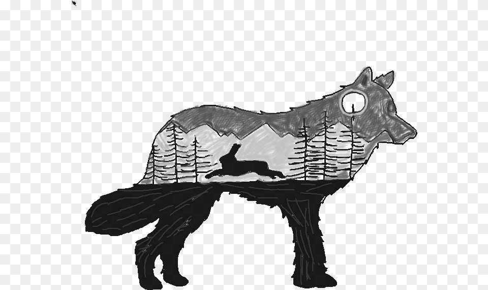 Pixilart Wolves By Animal Inside Animal Drawing, Art, Baby, Person, Adult Free Transparent Png