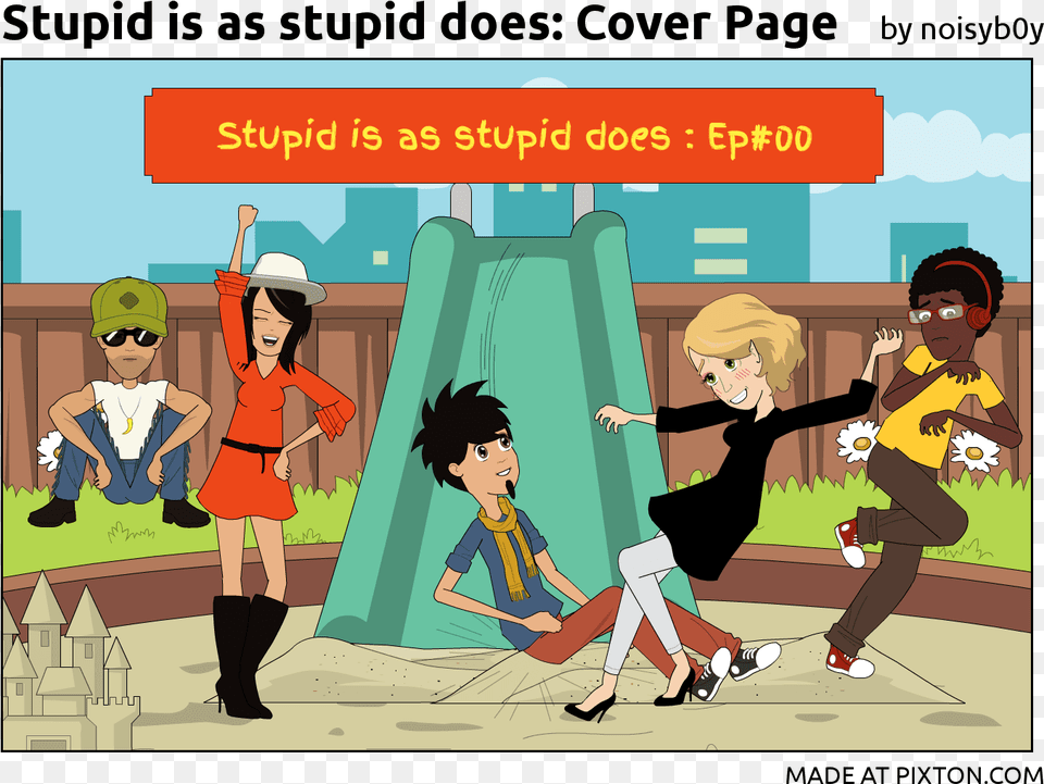 Pixton Comic Stupid Is As Stupid Does Cover, Book, Publication, Comics, Baby Free Png Download