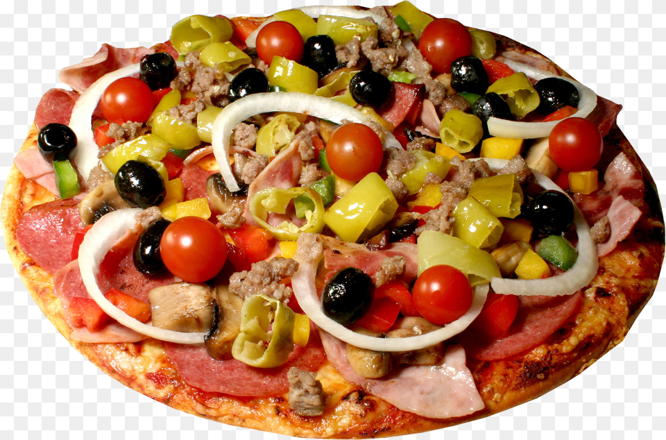 Pizza, Food, Dish, Meal, Platter Png