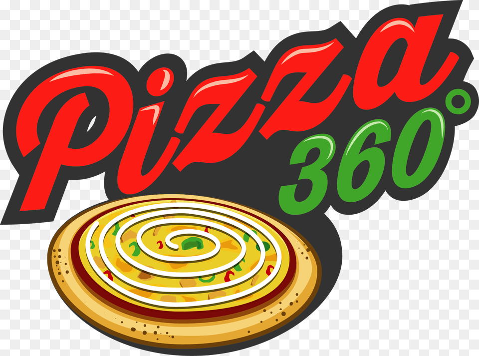Pizza 360 Degree Green Pizza, Dynamite, Weapon, Spiral, Text Free Transparent Png