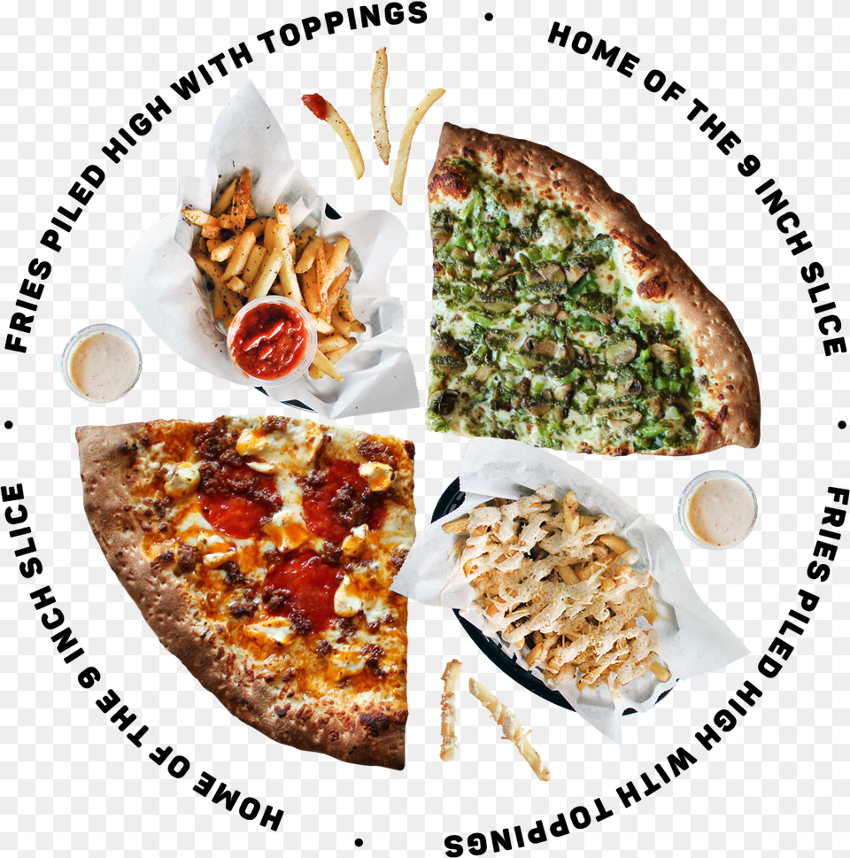 Pizza And Fries Lighthouse Pizza Menu, Food, Lunch, Meal, Food Presentation Png Image