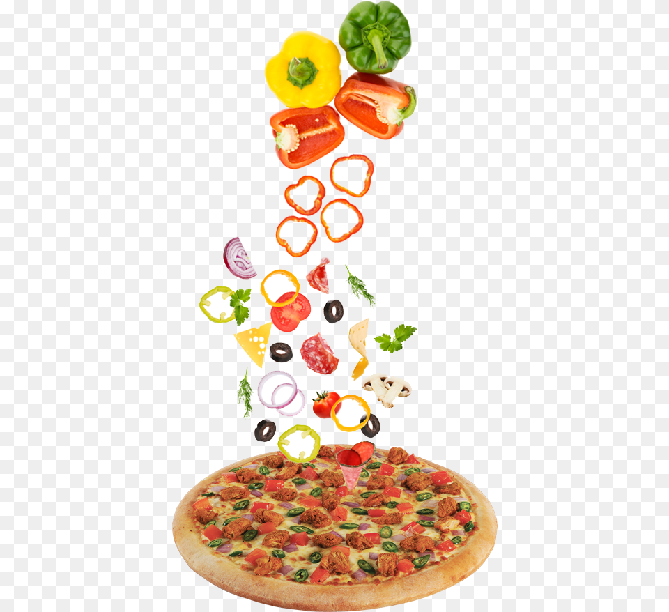 Pizza Aux Lgumes, Food, Food Presentation, Bell Pepper, Pepper Free Png