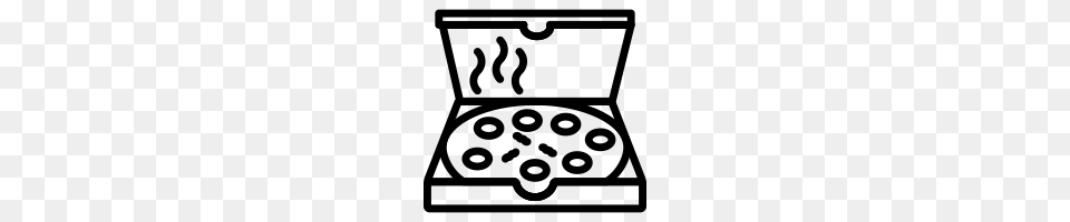 Pizza Box Icons Noun Project, Gray Free Transparent Png
