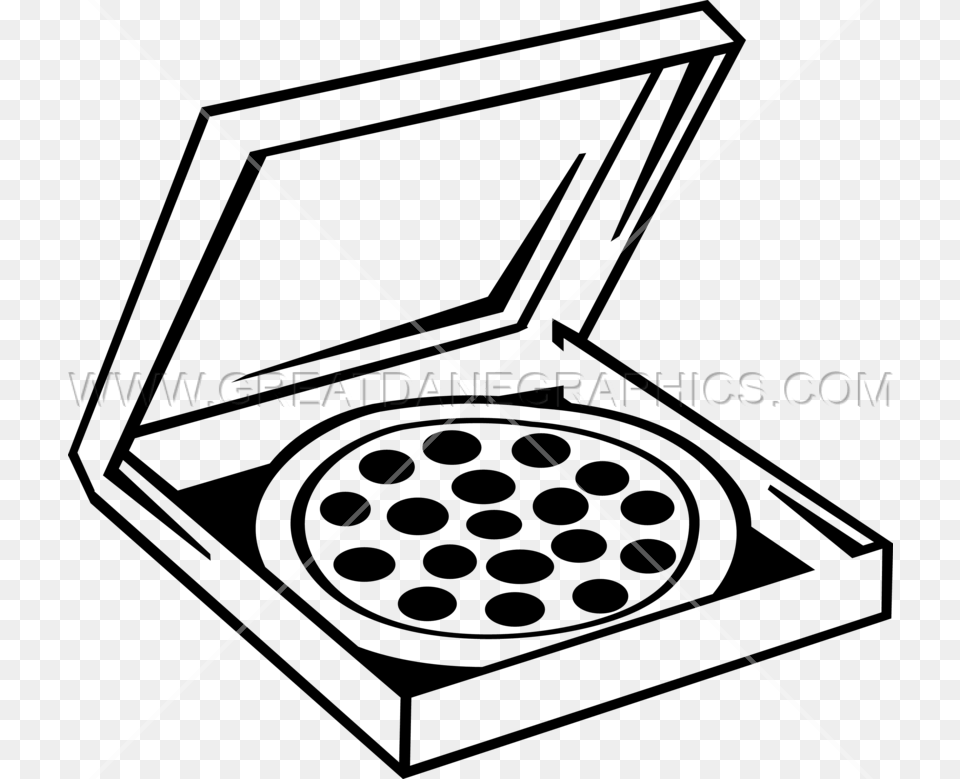 Pizza Box Production Ready Artwork For T Shirt Printing, Drain, Device, Grass, Lawn Free Png Download