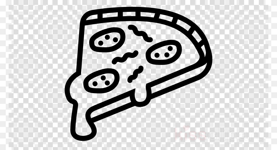 Pizza Cartoon Black And White Clipart Pizza Italian Pizza, Qr Code Free Transparent Png