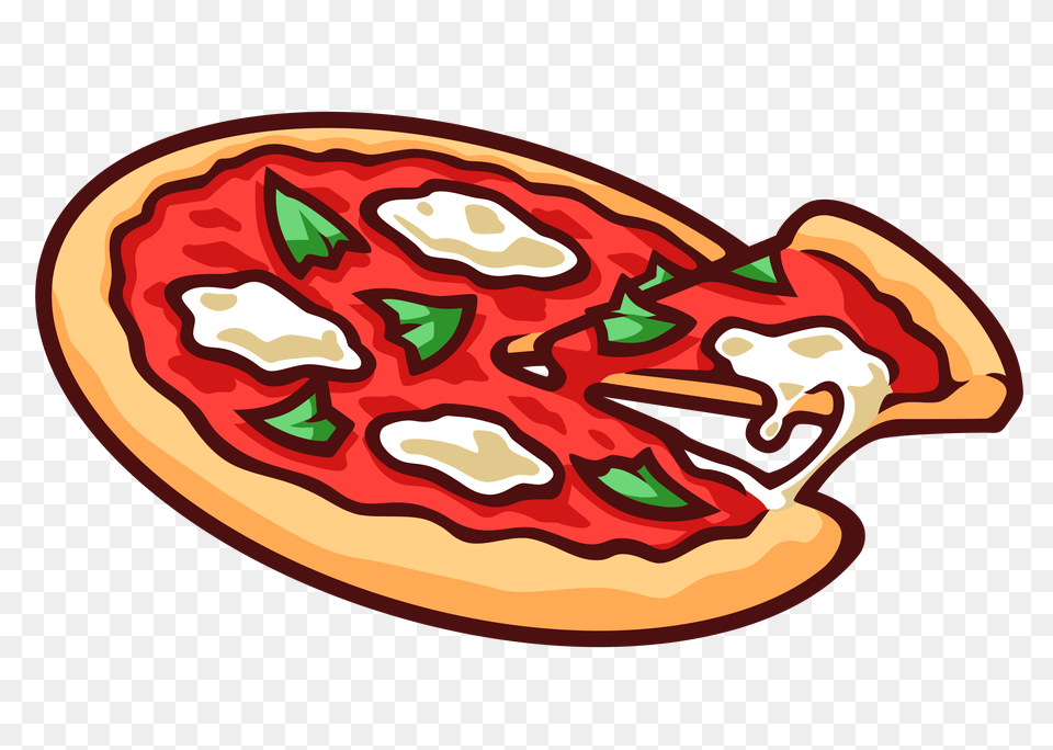 Pizza Cartoon Food, Ketchup Png Image