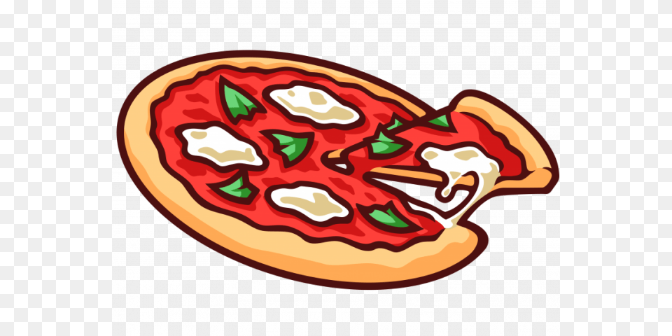 Pizza Cartoon Transparent Background, Food, Ketchup Png