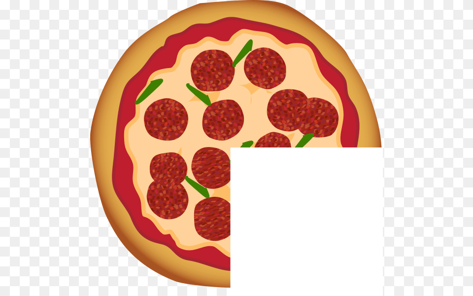 Pizza Cartoon Transparent Background, Food, Fruit, Plant, Produce Png