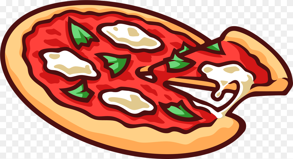 Pizza Cartoon Background, Food, Ketchup Free Transparent Png