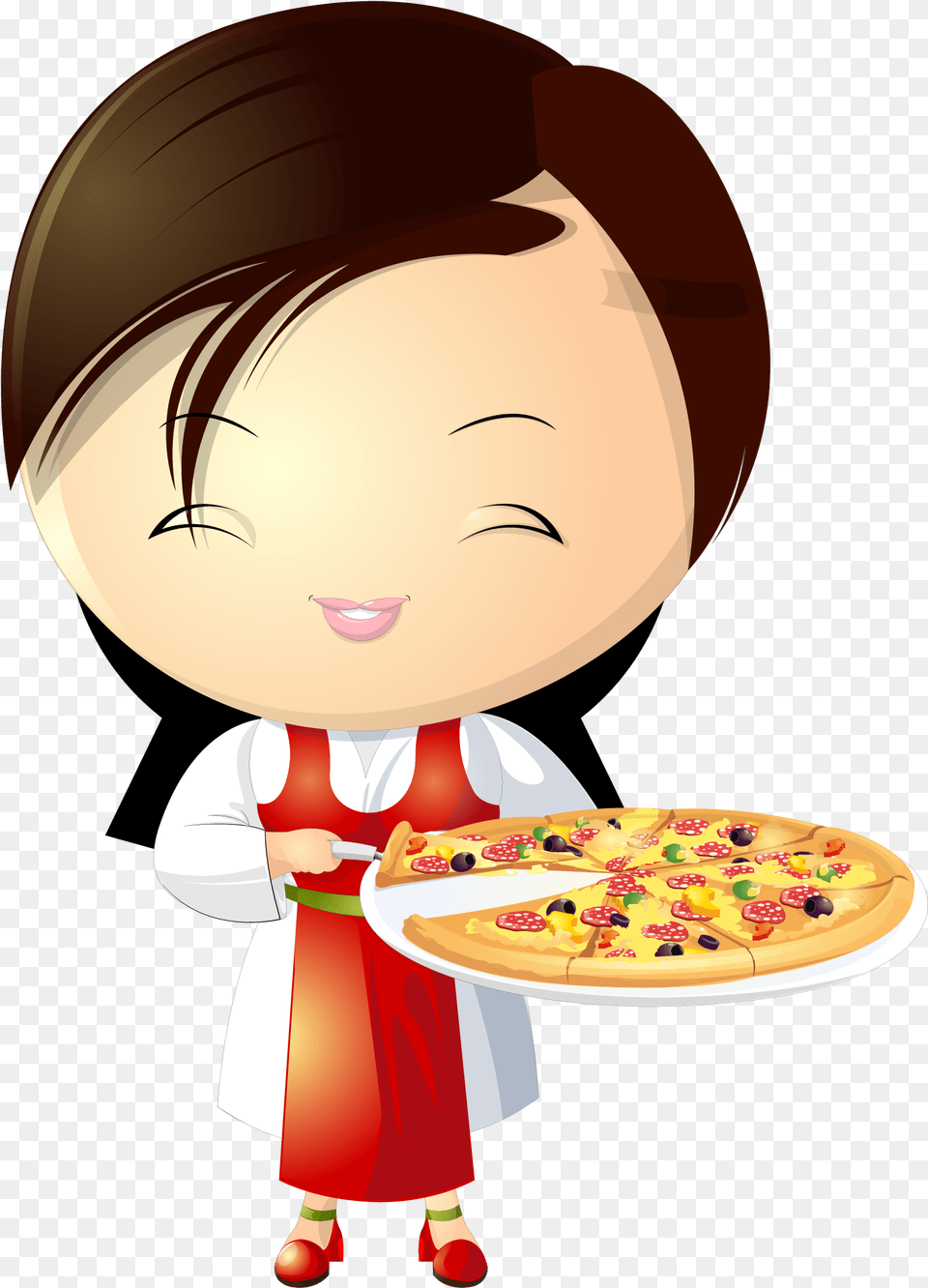 Pizza Chef Clip Art, Food, Meal, Lunch, Person Png