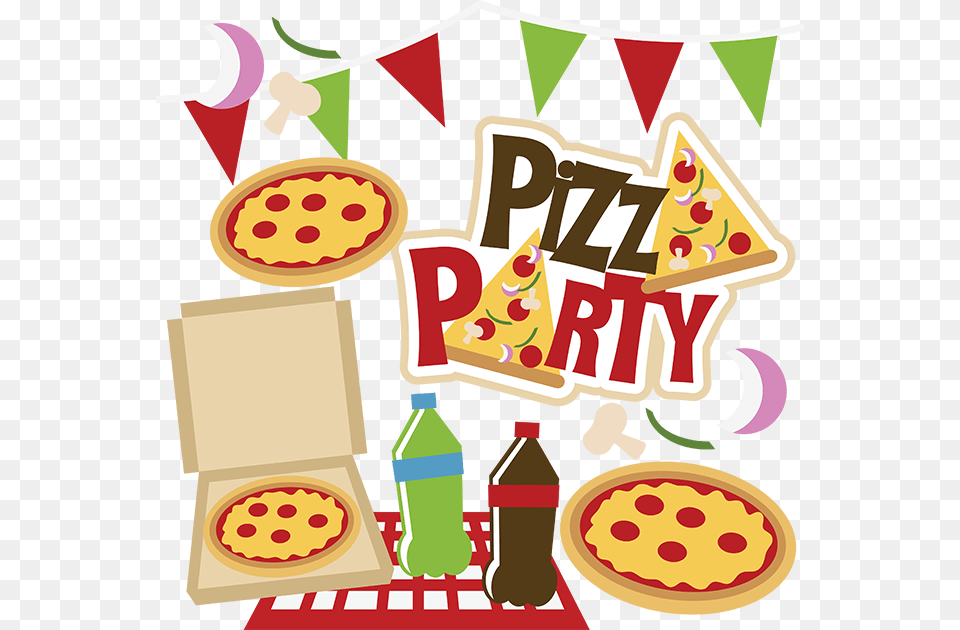 Pizza Clip Art Pizza Clipart Fans Pizza Party In School, Food, Sweets, Snack, Advertisement Png