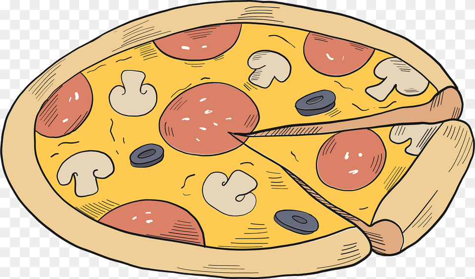 Pizza Clipart, Food, Meal, Cutlery, Dish Png