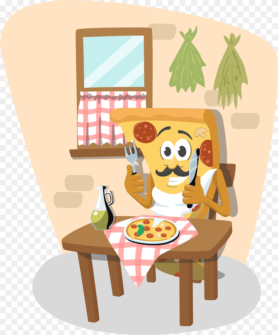Pizza Clipart, Architecture, Room, Meal, Lunch Free Png Download