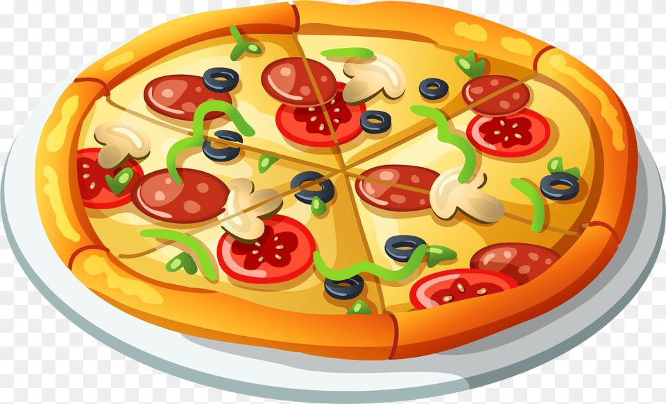 Pizza Clipart, Food, Birthday Cake, Cake, Cream Free Png