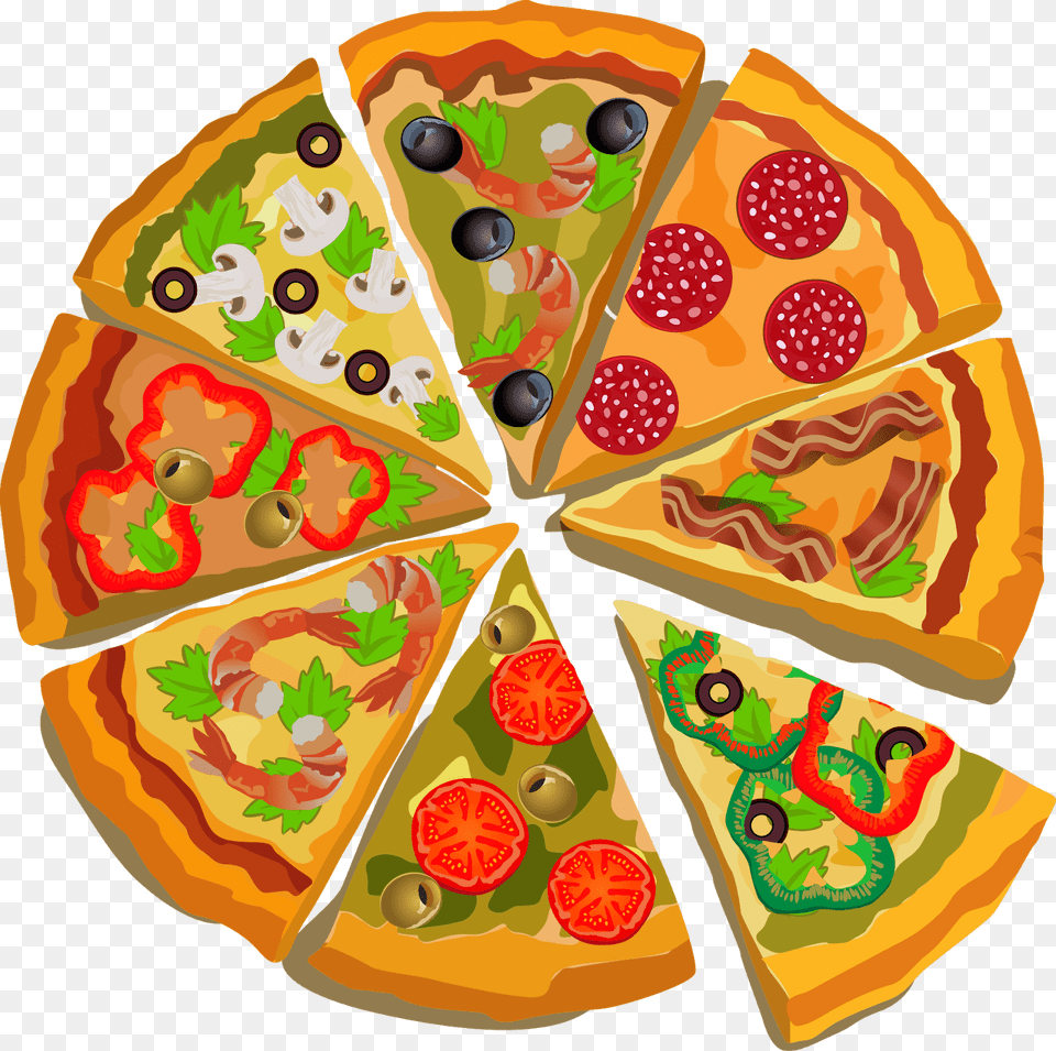 Pizza Clipart, Food Free Png