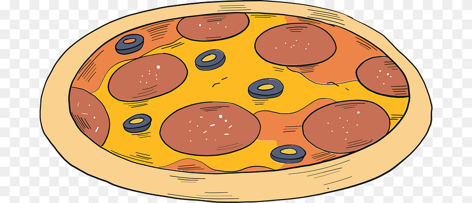 Pizza Clipart Circle, Food, Meal, Dish, Cake Free Png Download