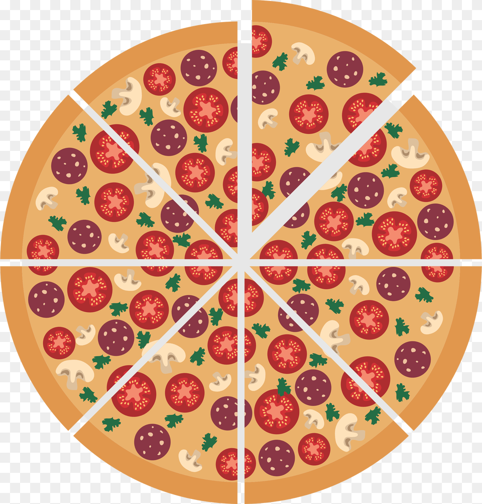 Pizza Clipart Circle Pizza And Board Games, Food Free Transparent Png
