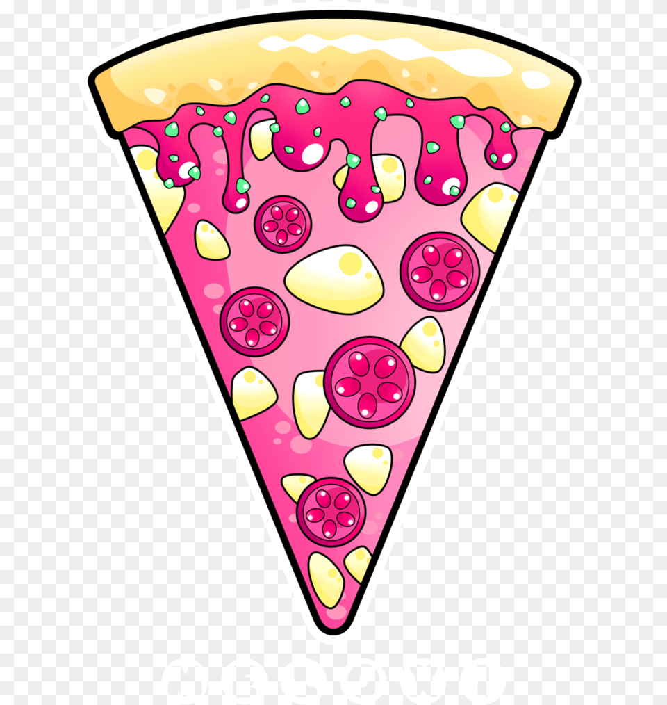 Pizza Clipart Pink Kawaii, Cone, Cream, Dessert, Food Free Png Download