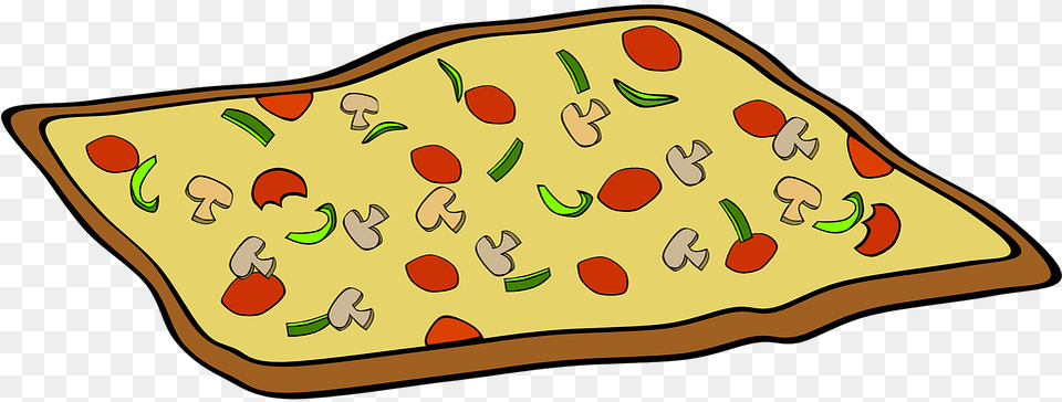 Pizza Clipart Square Pizza Clip Art, Food, Lunch, Meal, Bread Free Png Download