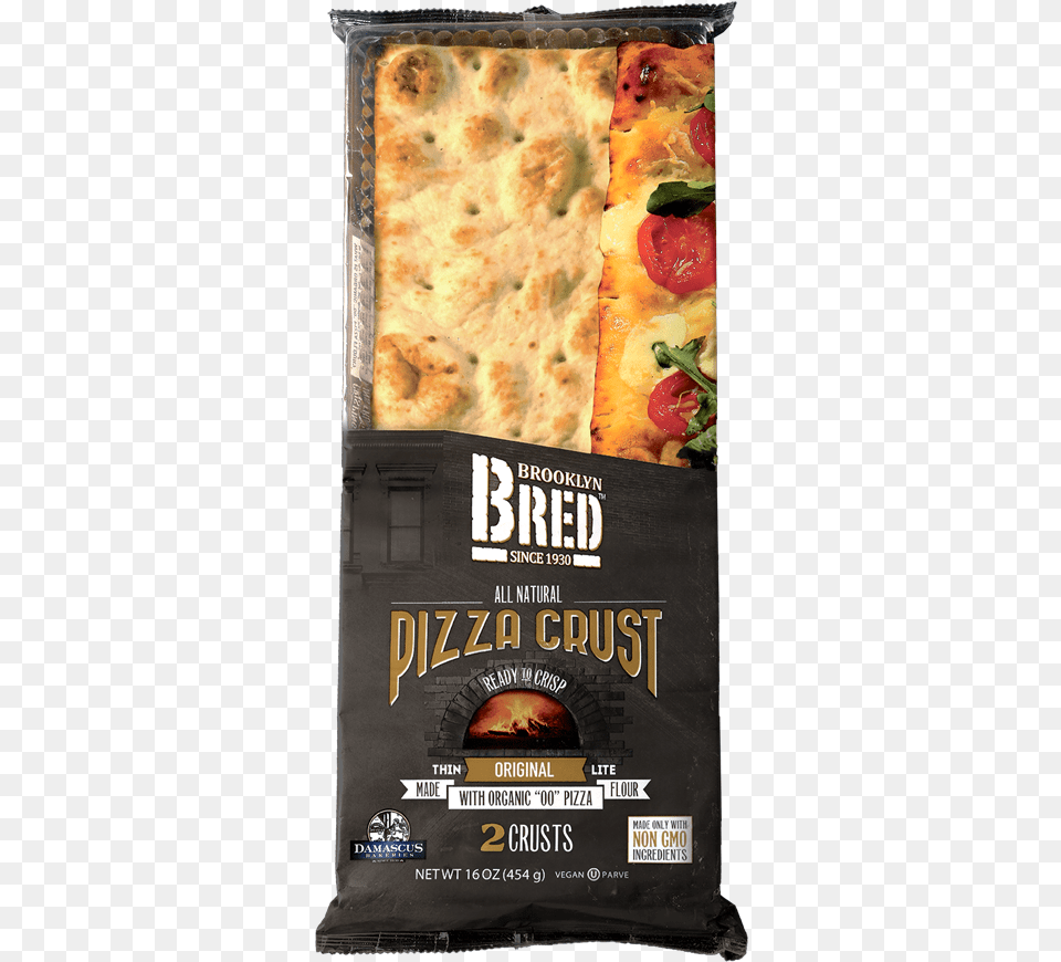 Pizza Crust Original Brooklyn Pizza Bread, Advertisement, Poster, Food Free Png Download