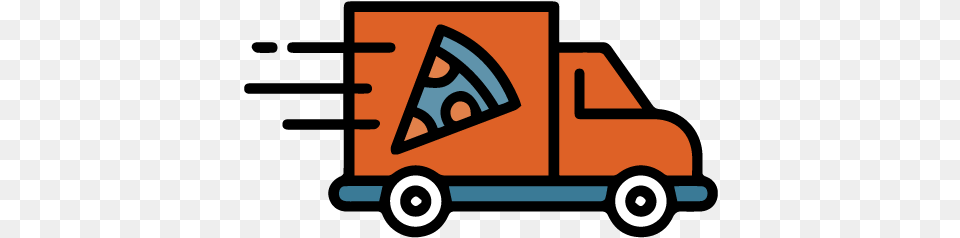 Pizza Delivery Car, Moving Van, Transportation, Van, Vehicle Free Png Download