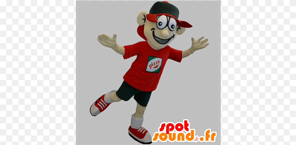 Pizza Delivery Mascot Desenho Mascote De Medico, Clothing, Glove, Baby, Person Png