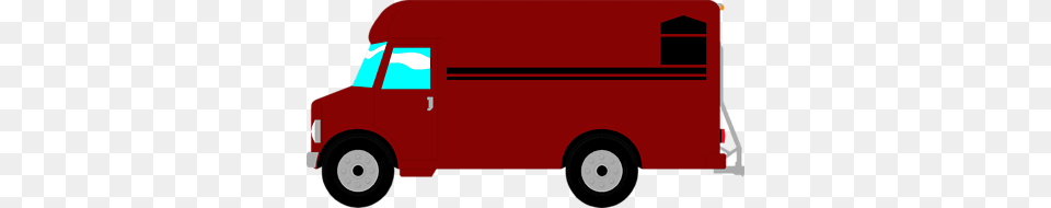 Pizza Delivery Truck Clipart Clipart, Transportation, Van, Vehicle, Moving Van Free Transparent Png