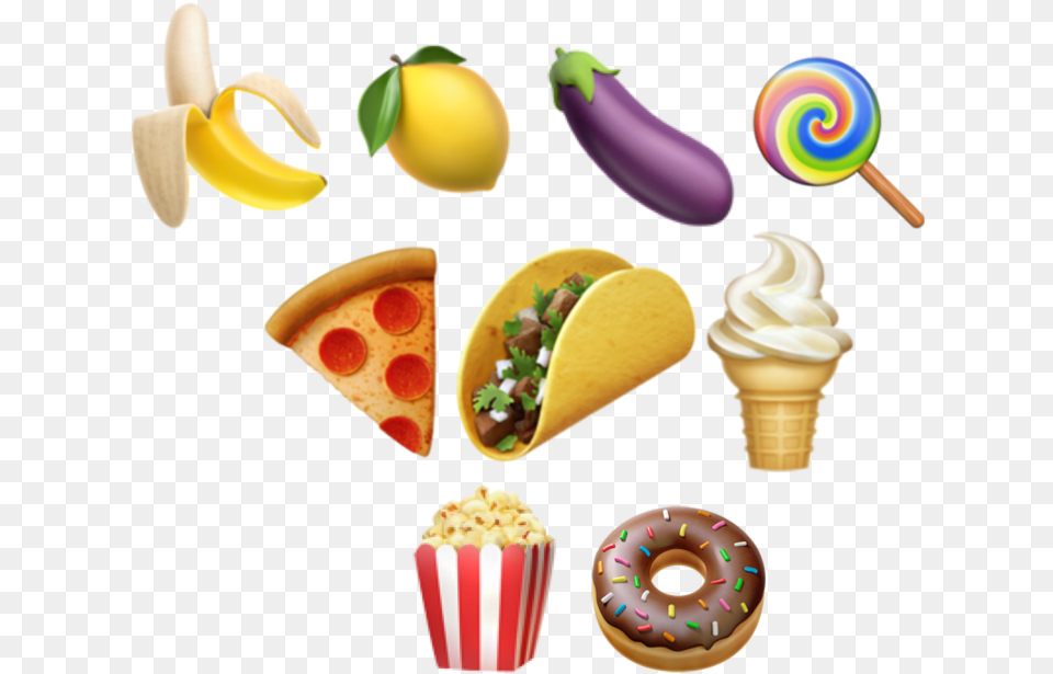 Pizza Donut Emoji Gelato, Cream, Dessert, Food, Ice Cream Free Transparent Png