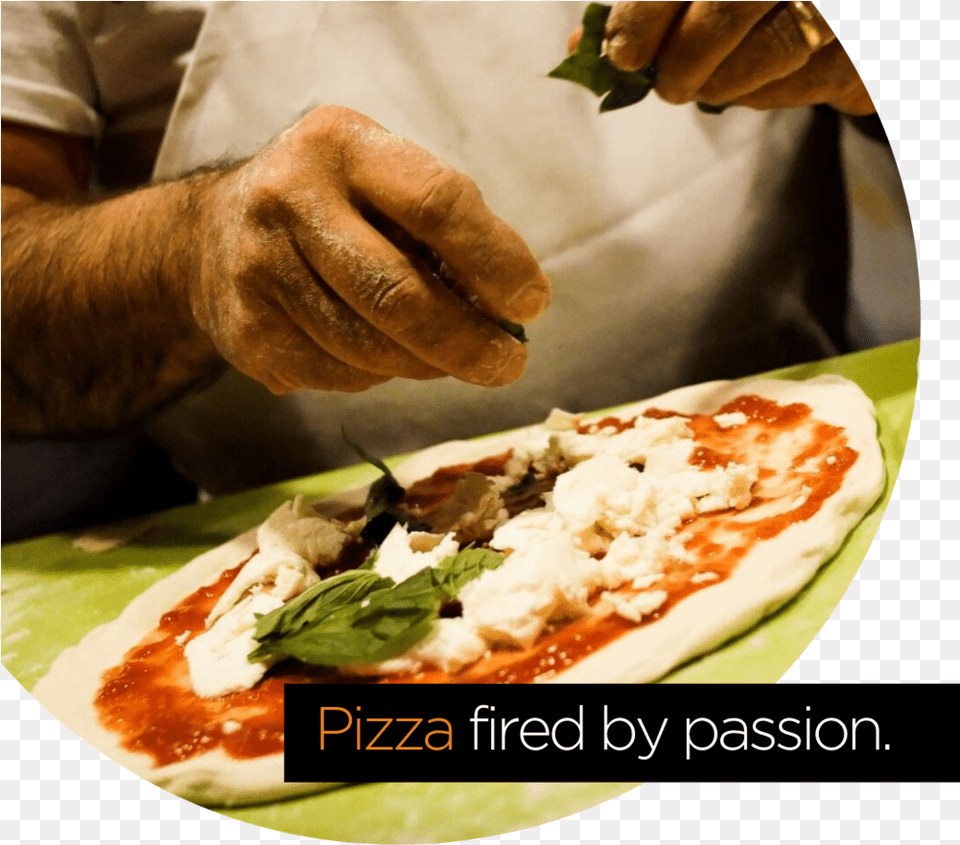 Pizza Fired By Passion Caprese Salad, Food, Food Presentation, Adult, Male Free Png Download
