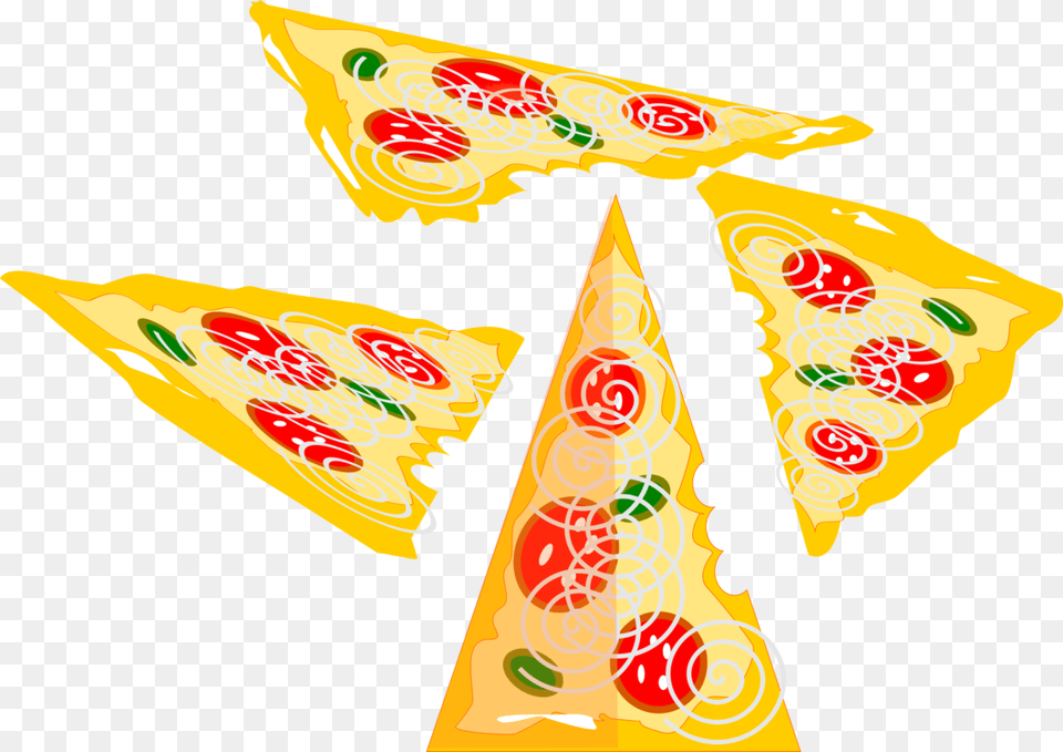 Pizza Food Snack Slices Delicious Cuisine Italian Italian Cuisine, Clothing, Hat, Sweets Png
