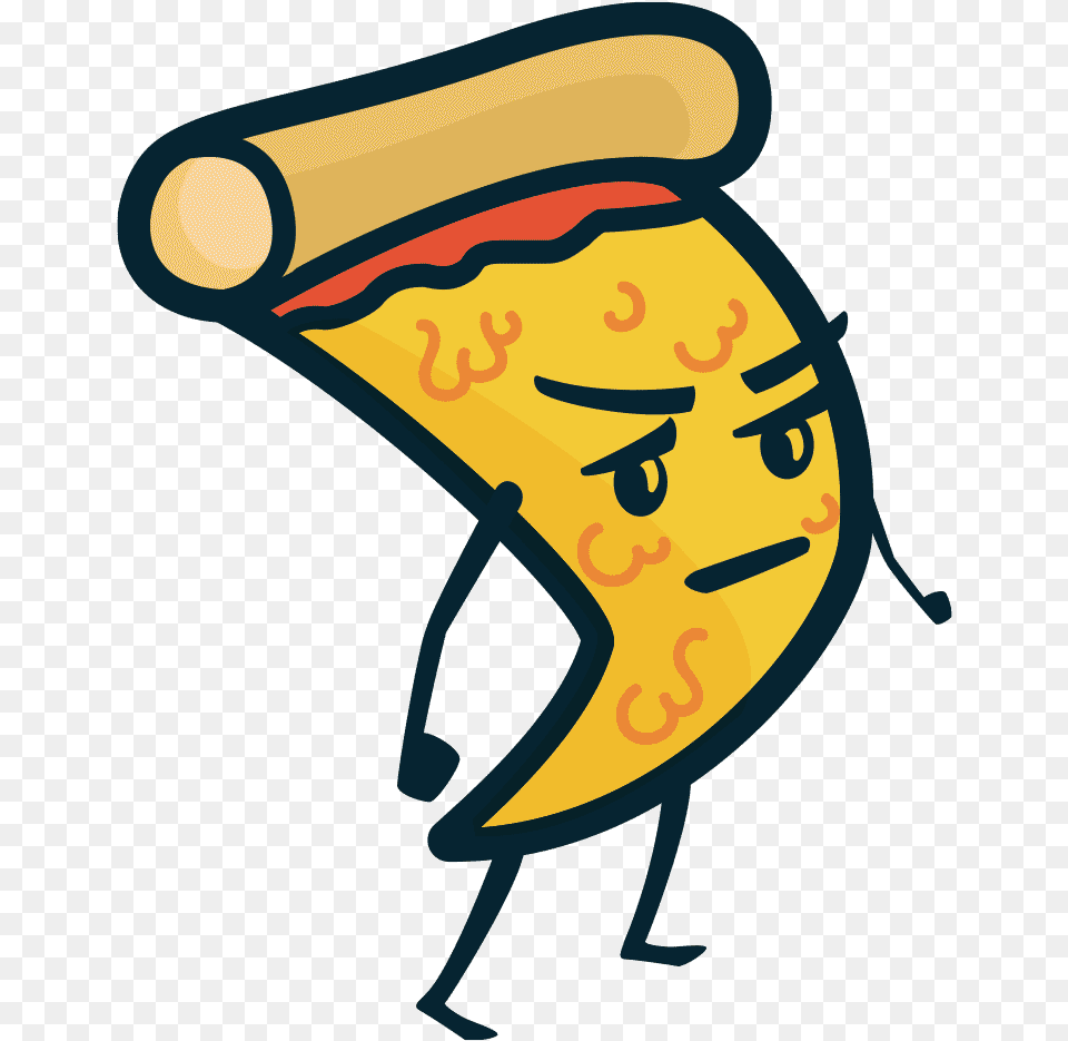 Pizza Gif Cartoon Text, Person, Document, Scroll Free Transparent Png