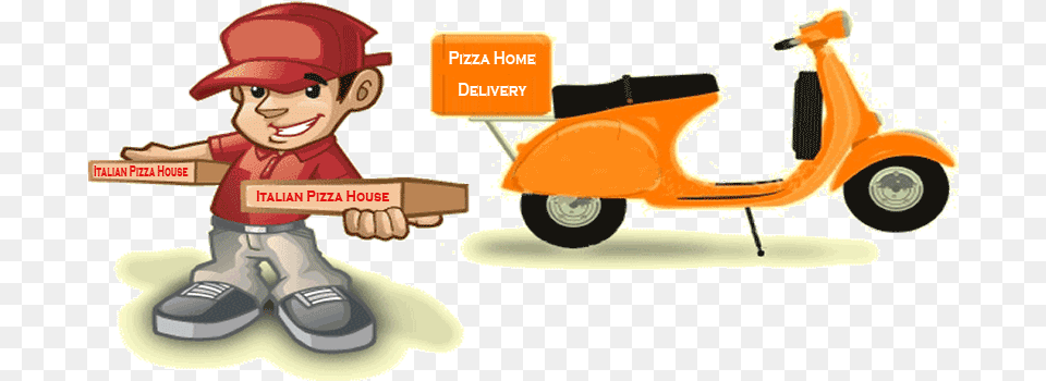 Pizza Home Delivery Home Delivery Images Transparent, Baby, Person, Machine, Wheel Png