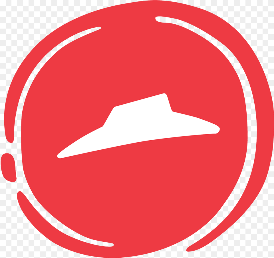Pizza Hut Roof Logo, Clothing, Hat, Sign, Symbol Png Image