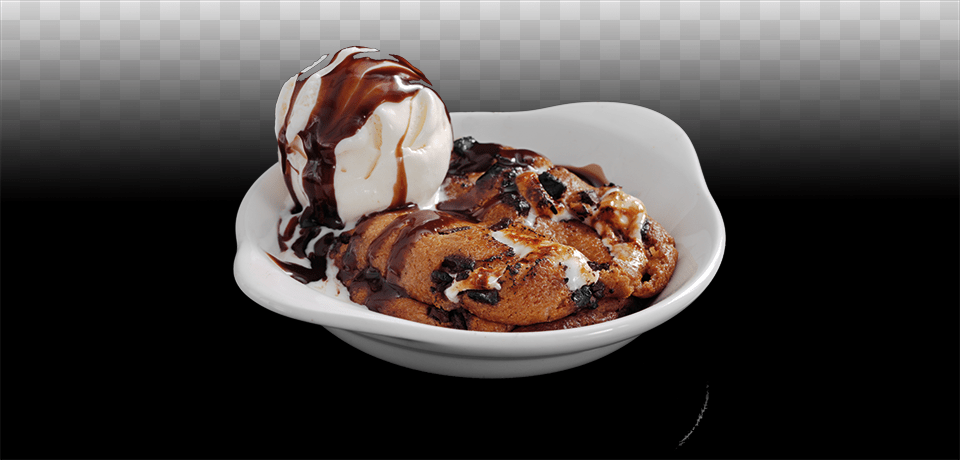 Pizza Hut Smores Cookie Dough, Cream, Dessert, Food, Ice Cream Free Png Download