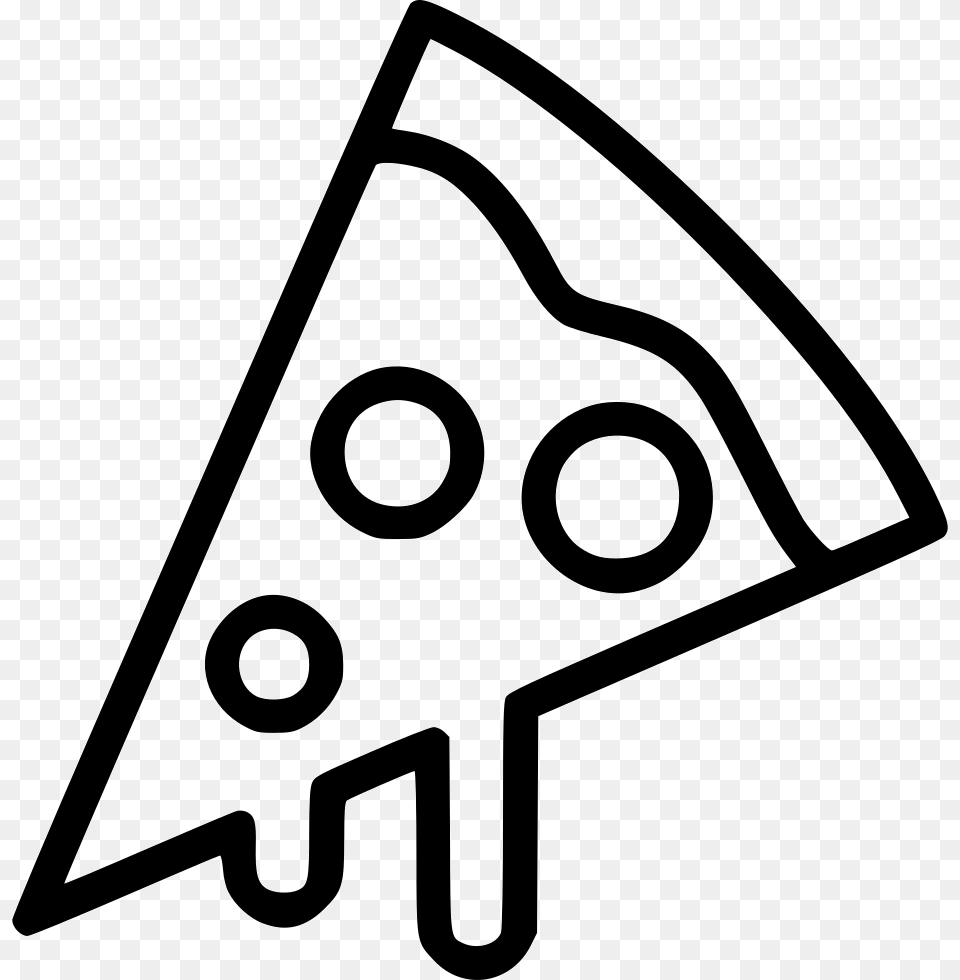 Pizza Icon, Triangle Free Transparent Png