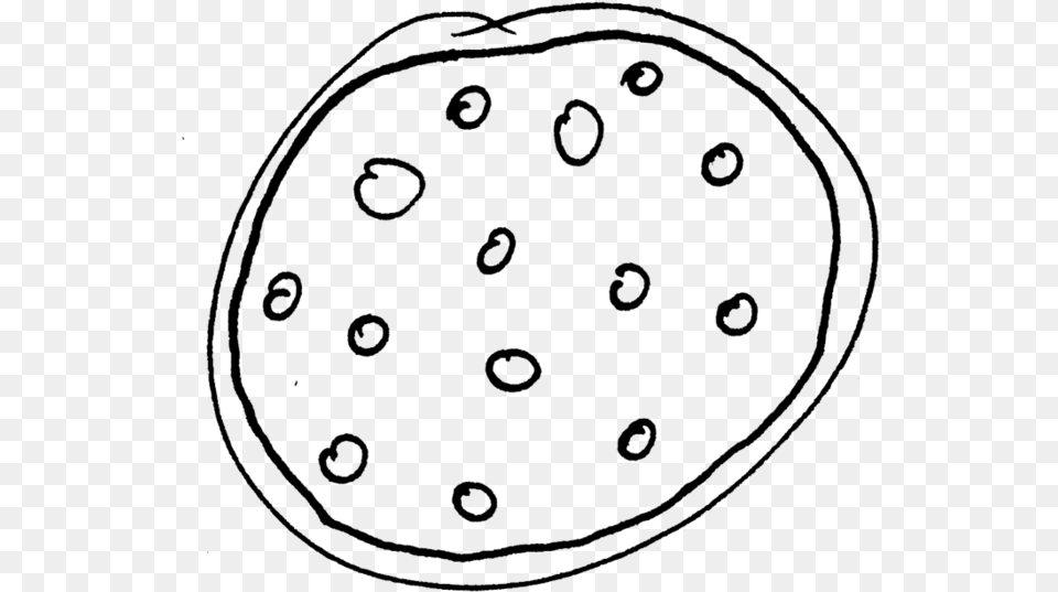 Pizza Icon Line Art, Gray Png