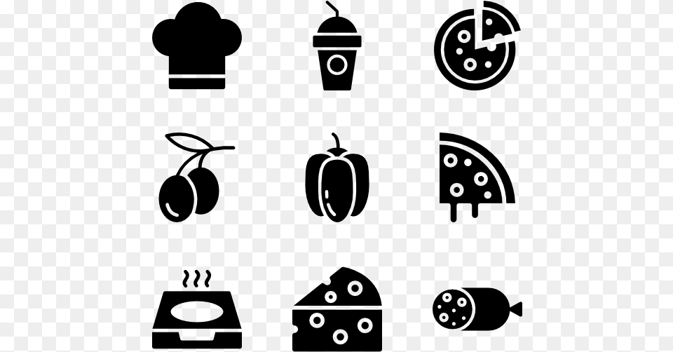 Pizza Icon Pizza Icon Vector, Gray Free Transparent Png