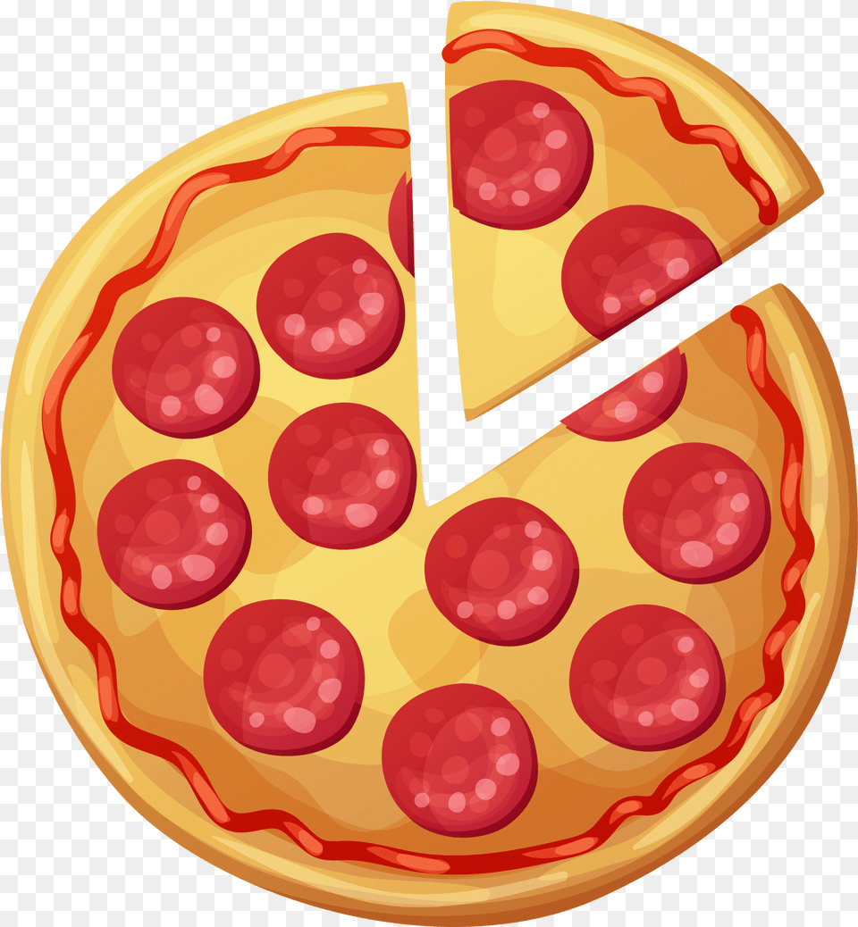 Pizza Images Cartoon Slice Of, Food, Cake, Dessert, Pie Free Png Download