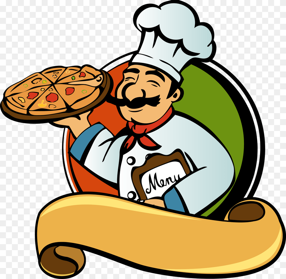 Pizza Italian Cuisine Chef Clip Art Pan La Importancia De Las Fracciones, Banana, Food, Fruit, Plant Png